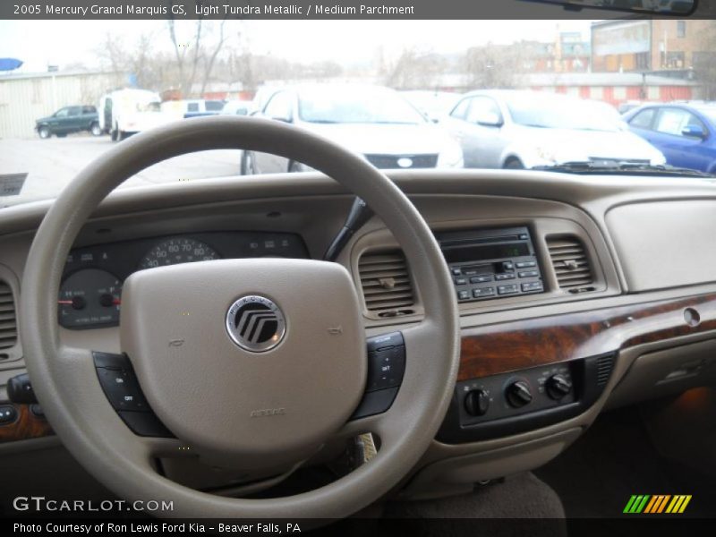 Light Tundra Metallic / Medium Parchment 2005 Mercury Grand Marquis GS