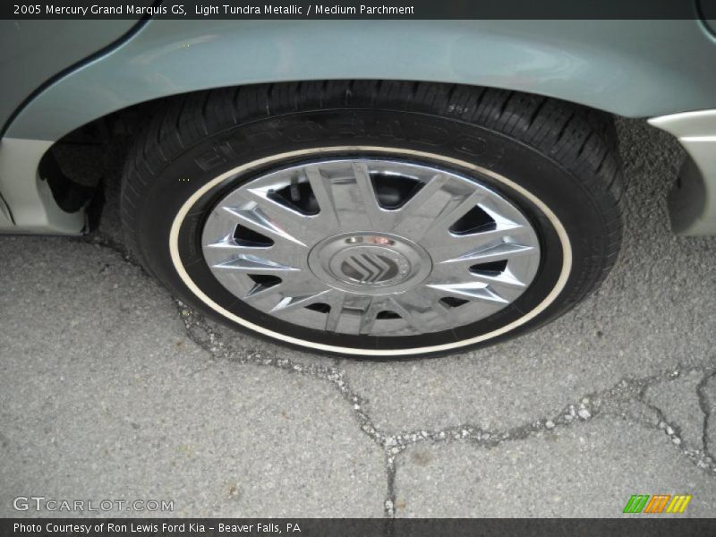 Light Tundra Metallic / Medium Parchment 2005 Mercury Grand Marquis GS