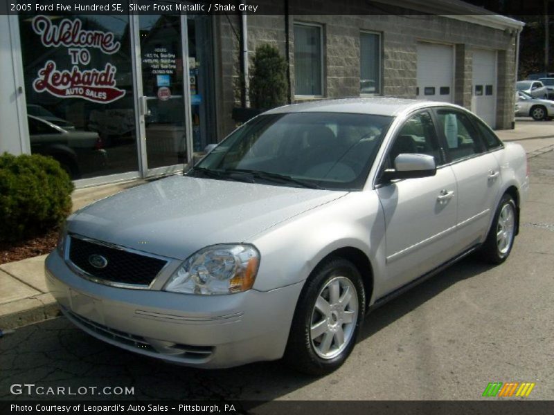 Silver Frost Metallic / Shale Grey 2005 Ford Five Hundred SE