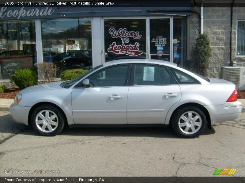 Silver Frost Metallic / Shale Grey 2005 Ford Five Hundred SE
