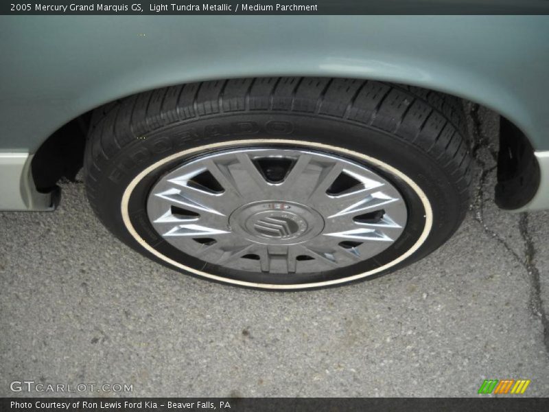 Light Tundra Metallic / Medium Parchment 2005 Mercury Grand Marquis GS