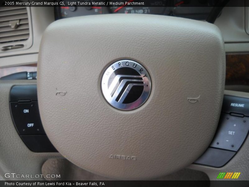 Light Tundra Metallic / Medium Parchment 2005 Mercury Grand Marquis GS