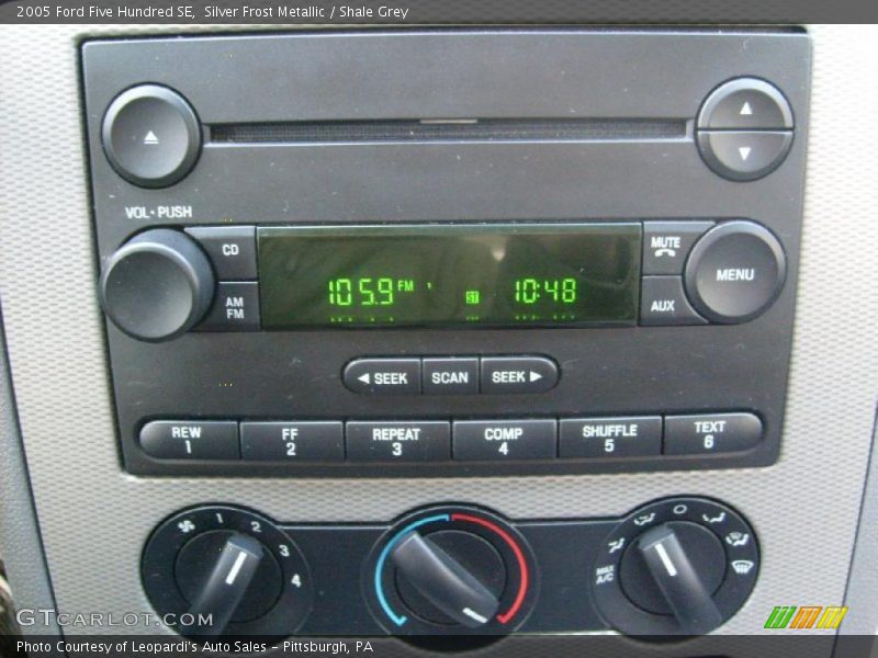 Silver Frost Metallic / Shale Grey 2005 Ford Five Hundred SE