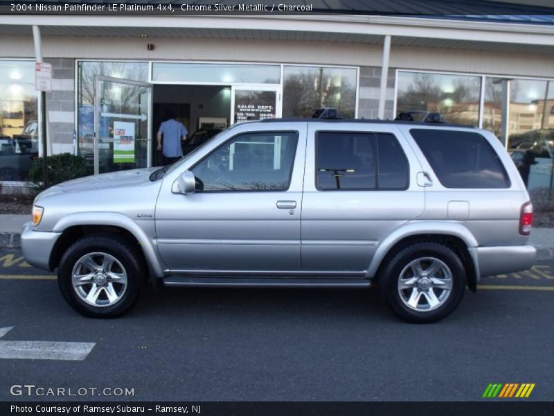 Chrome Silver Metallic / Charcoal 2004 Nissan Pathfinder LE Platinum 4x4