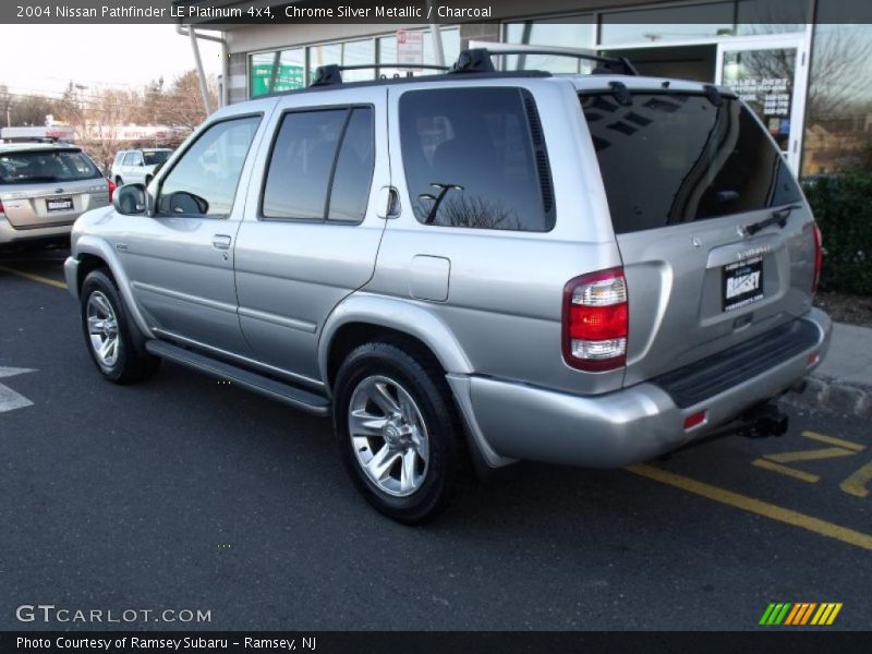 Chrome Silver Metallic / Charcoal 2004 Nissan Pathfinder LE Platinum 4x4