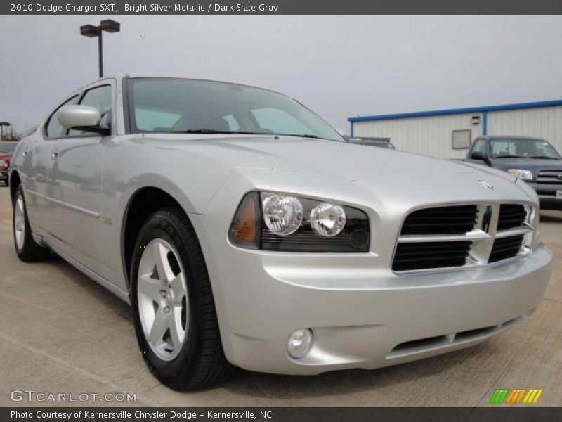 Bright Silver Metallic / Dark Slate Gray 2010 Dodge Charger SXT