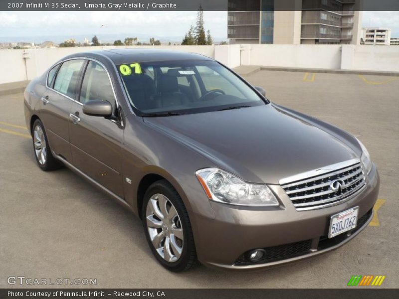Umbria Gray Metallic / Graphite 2007 Infiniti M 35 Sedan