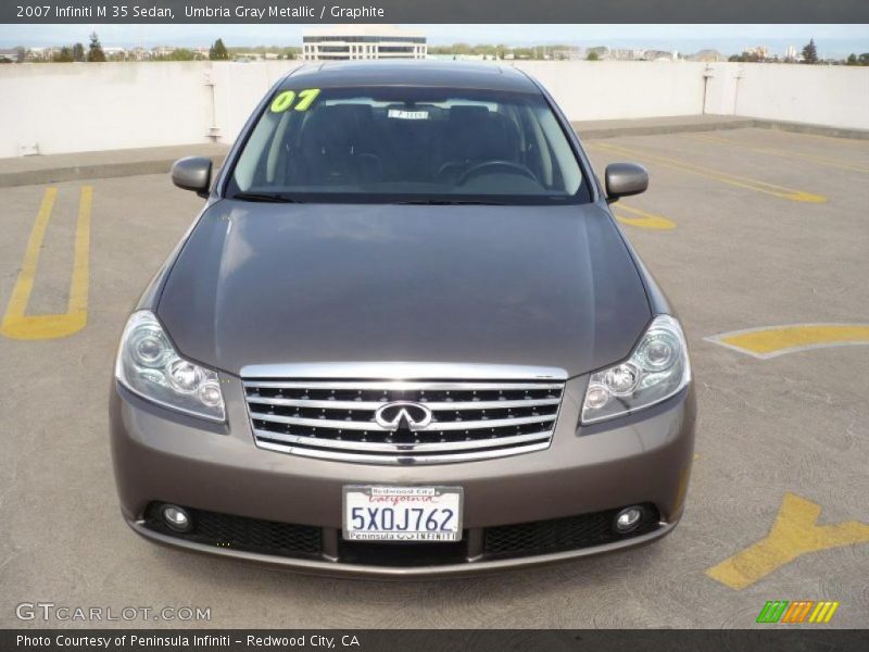 Umbria Gray Metallic / Graphite 2007 Infiniti M 35 Sedan