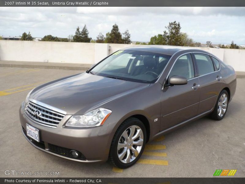 Umbria Gray Metallic / Graphite 2007 Infiniti M 35 Sedan