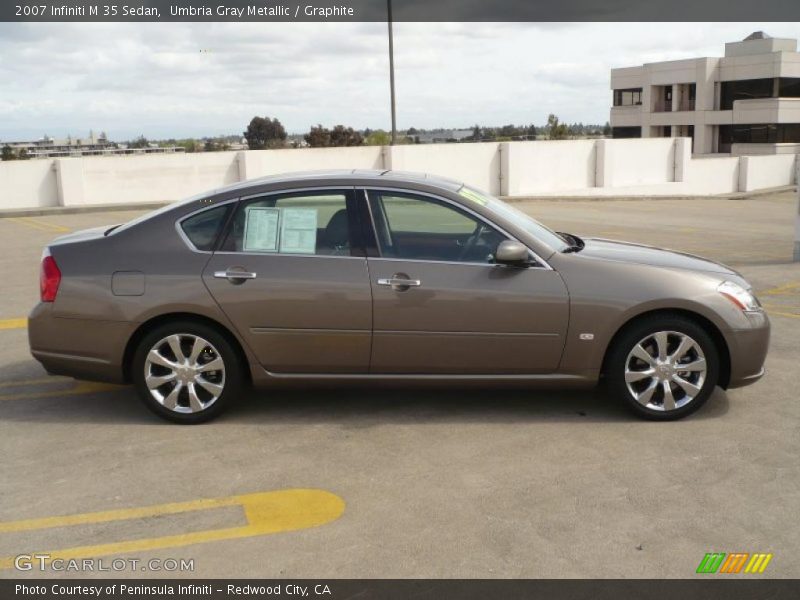 Umbria Gray Metallic / Graphite 2007 Infiniti M 35 Sedan