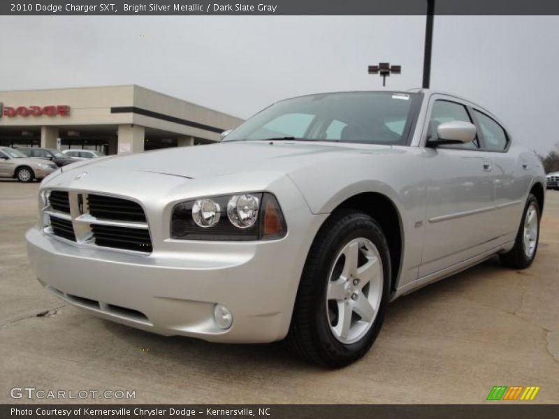 Bright Silver Metallic / Dark Slate Gray 2010 Dodge Charger SXT