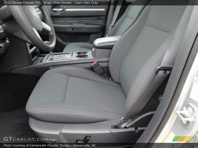 Bright Silver Metallic / Dark Slate Gray 2010 Dodge Charger SXT