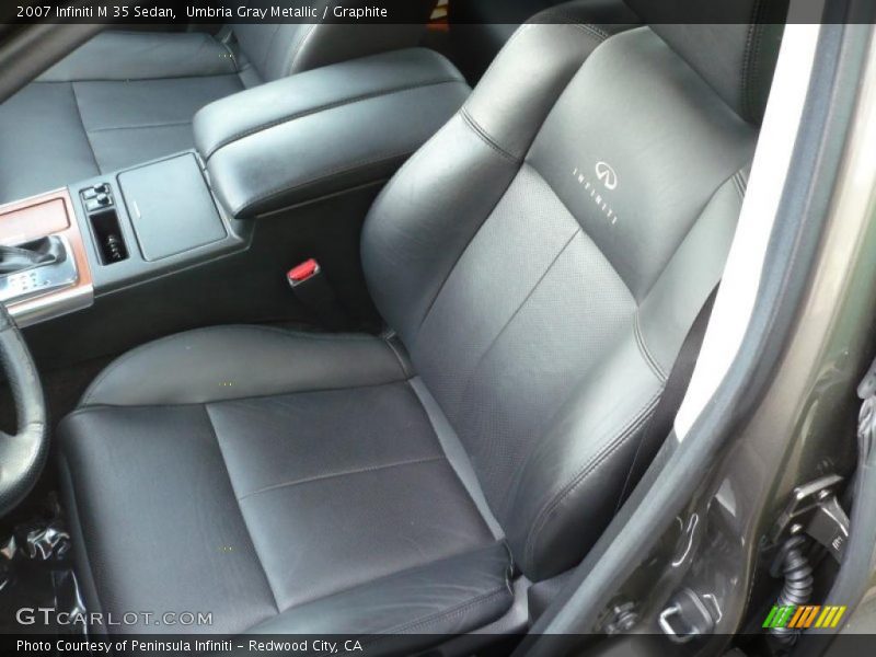 Umbria Gray Metallic / Graphite 2007 Infiniti M 35 Sedan
