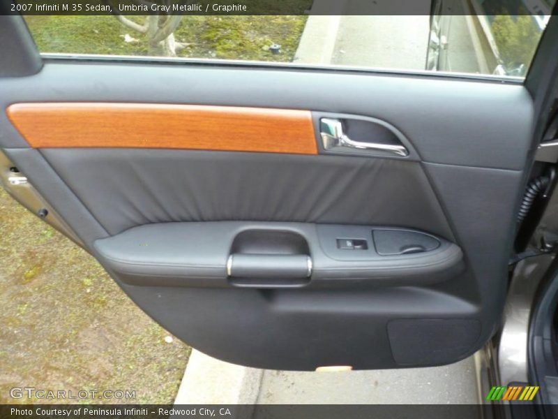 Umbria Gray Metallic / Graphite 2007 Infiniti M 35 Sedan