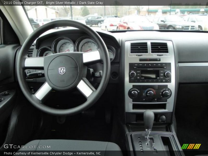 Bright Silver Metallic / Dark Slate Gray 2010 Dodge Charger SXT