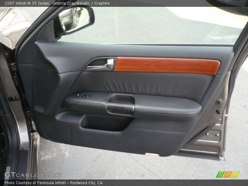 Umbria Gray Metallic / Graphite 2007 Infiniti M 35 Sedan