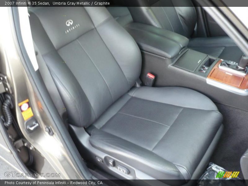 Umbria Gray Metallic / Graphite 2007 Infiniti M 35 Sedan