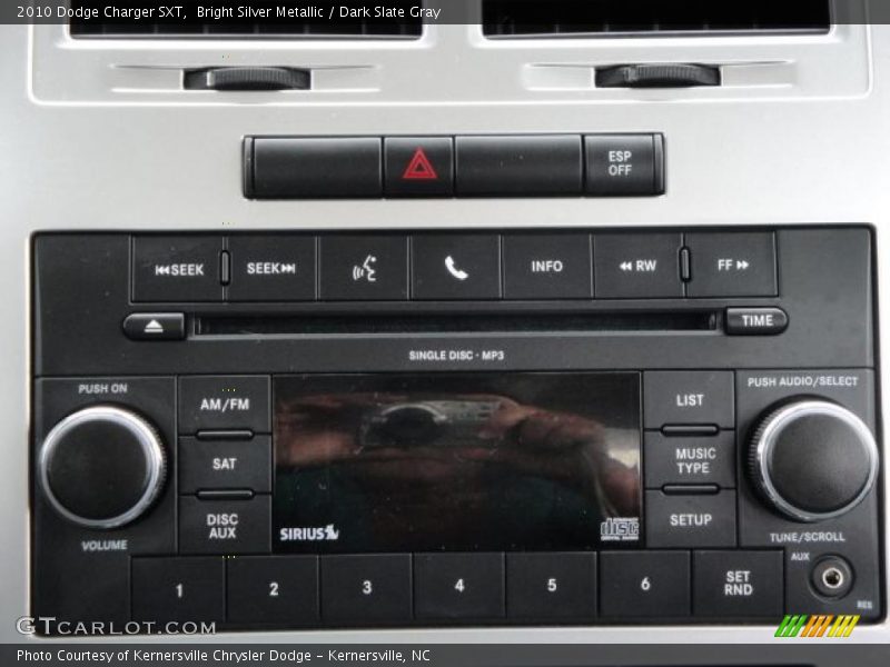 Bright Silver Metallic / Dark Slate Gray 2010 Dodge Charger SXT
