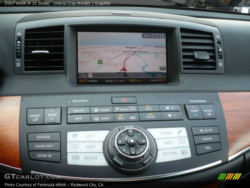 Umbria Gray Metallic / Graphite 2007 Infiniti M 35 Sedan