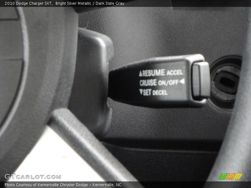 Bright Silver Metallic / Dark Slate Gray 2010 Dodge Charger SXT