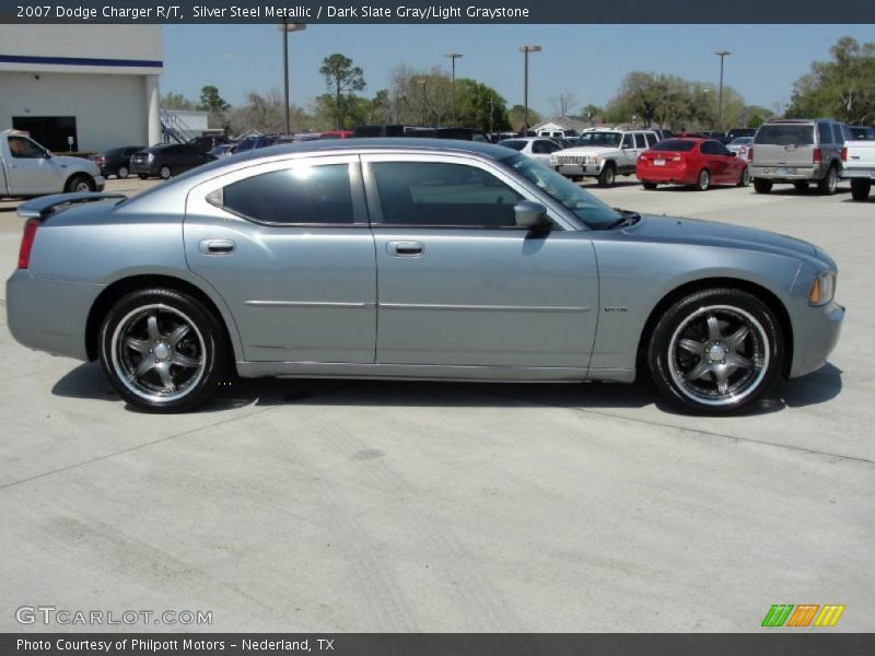 Silver Steel Metallic / Dark Slate Gray/Light Graystone 2007 Dodge Charger R/T