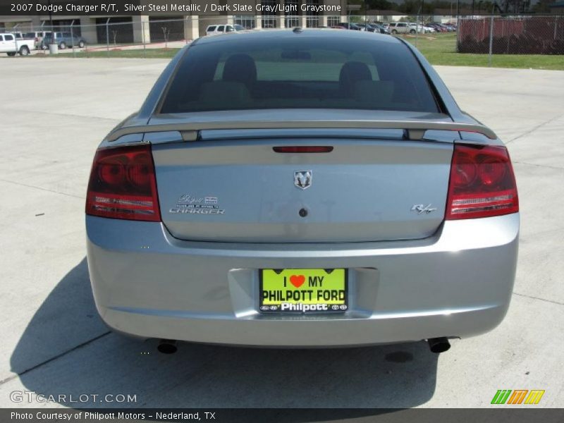 Silver Steel Metallic / Dark Slate Gray/Light Graystone 2007 Dodge Charger R/T