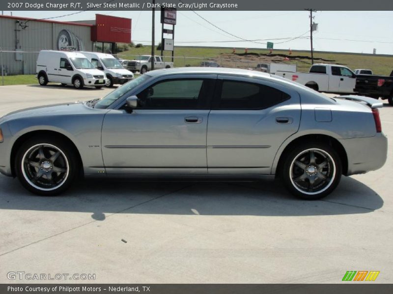 Silver Steel Metallic / Dark Slate Gray/Light Graystone 2007 Dodge Charger R/T