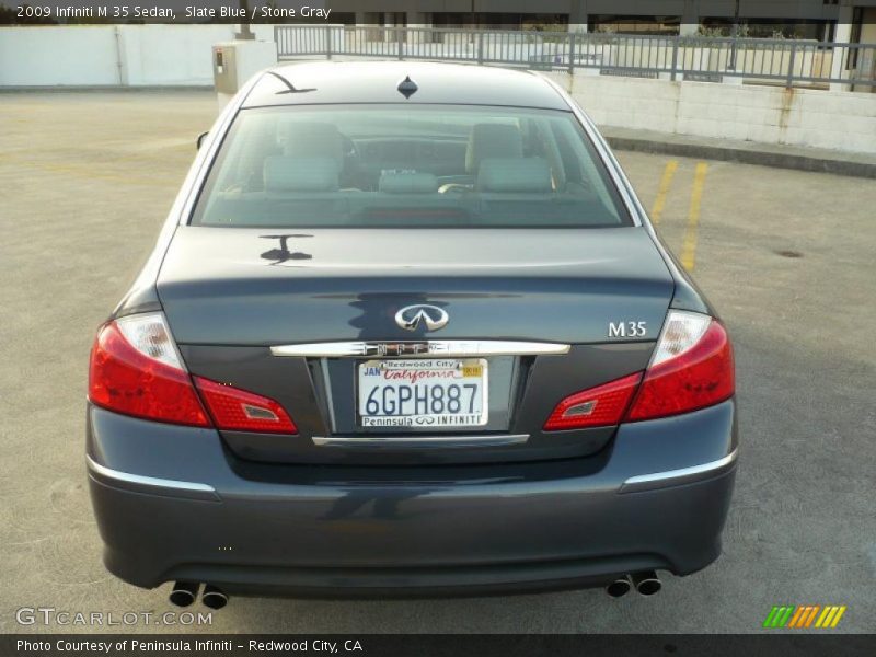 Slate Blue / Stone Gray 2009 Infiniti M 35 Sedan