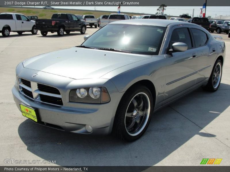 Silver Steel Metallic / Dark Slate Gray/Light Graystone 2007 Dodge Charger R/T