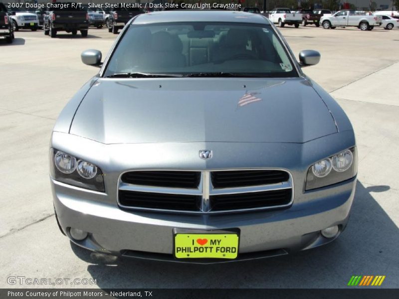 Silver Steel Metallic / Dark Slate Gray/Light Graystone 2007 Dodge Charger R/T