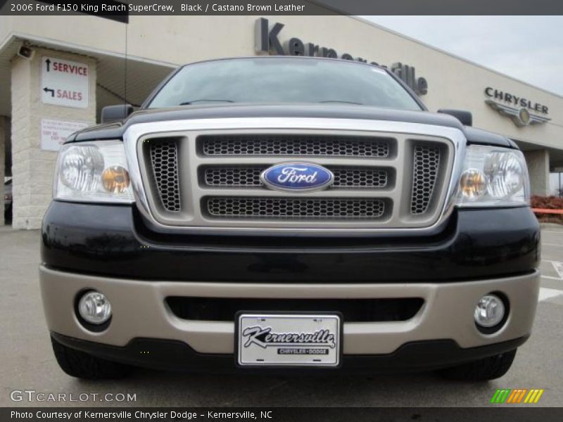 Black / Castano Brown Leather 2006 Ford F150 King Ranch SuperCrew