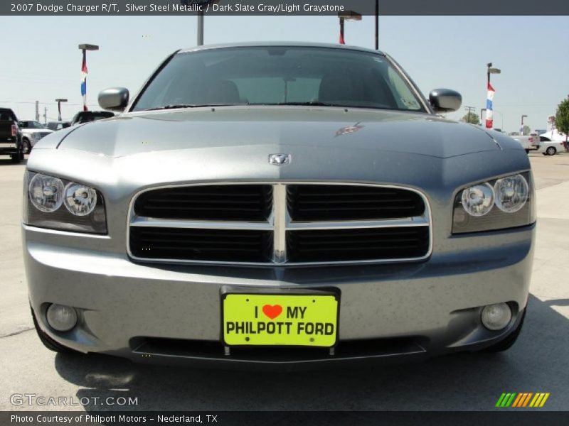 Silver Steel Metallic / Dark Slate Gray/Light Graystone 2007 Dodge Charger R/T