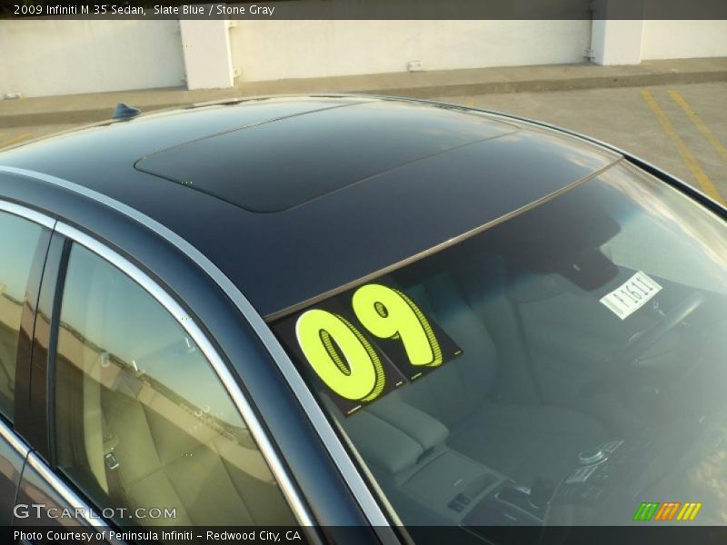 Slate Blue / Stone Gray 2009 Infiniti M 35 Sedan