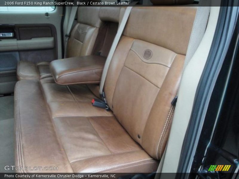 Black / Castano Brown Leather 2006 Ford F150 King Ranch SuperCrew