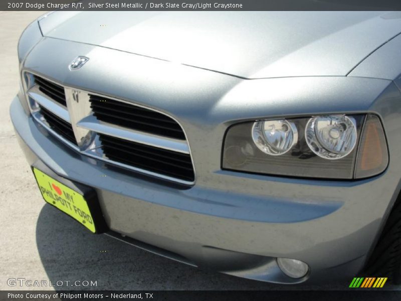 Silver Steel Metallic / Dark Slate Gray/Light Graystone 2007 Dodge Charger R/T