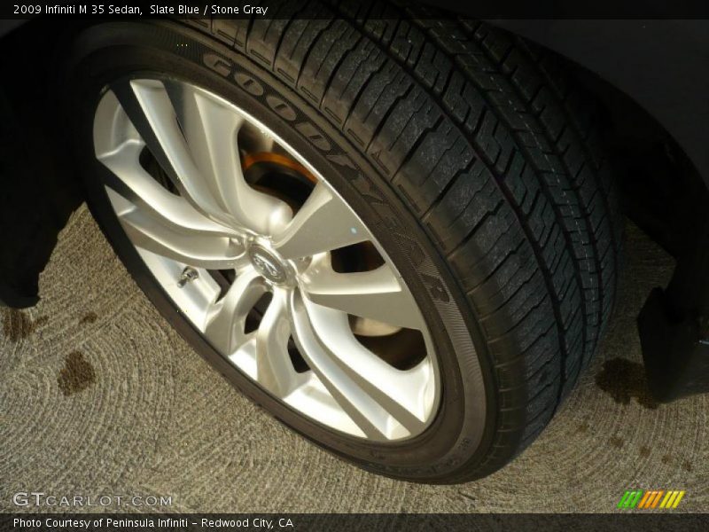 Slate Blue / Stone Gray 2009 Infiniti M 35 Sedan