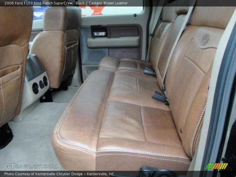 Black / Castano Brown Leather 2006 Ford F150 King Ranch SuperCrew