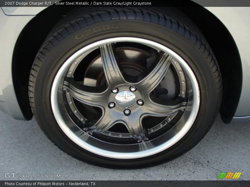Silver Steel Metallic / Dark Slate Gray/Light Graystone 2007 Dodge Charger R/T