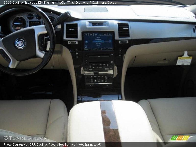 White Diamond / Cashmere/Cocoa 2010 Cadillac Escalade ESV Premium AWD