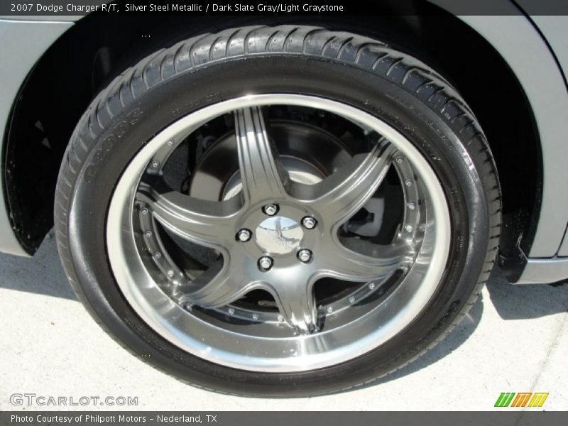 Silver Steel Metallic / Dark Slate Gray/Light Graystone 2007 Dodge Charger R/T