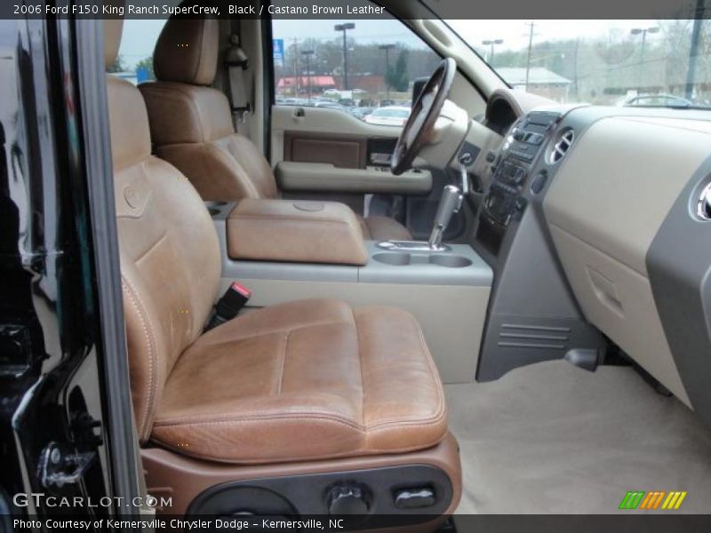 Black / Castano Brown Leather 2006 Ford F150 King Ranch SuperCrew