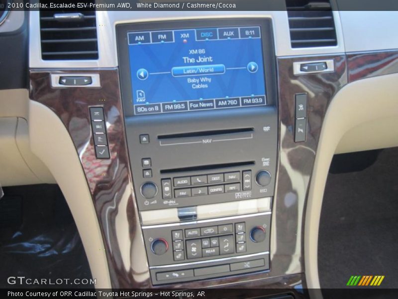 White Diamond / Cashmere/Cocoa 2010 Cadillac Escalade ESV Premium AWD
