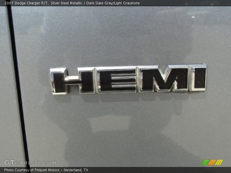 Silver Steel Metallic / Dark Slate Gray/Light Graystone 2007 Dodge Charger R/T