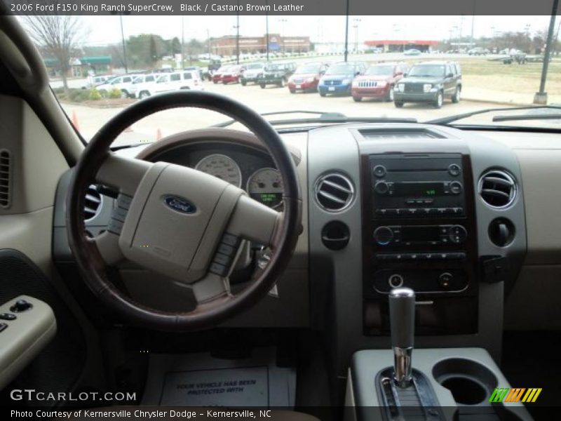 Black / Castano Brown Leather 2006 Ford F150 King Ranch SuperCrew