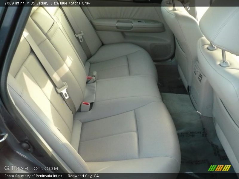 Slate Blue / Stone Gray 2009 Infiniti M 35 Sedan