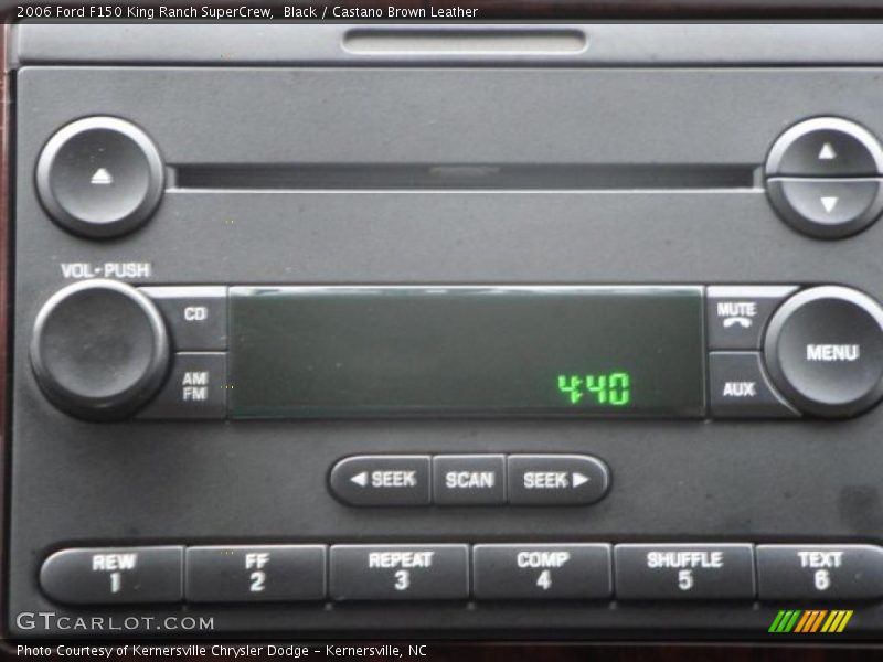 Black / Castano Brown Leather 2006 Ford F150 King Ranch SuperCrew