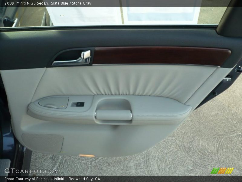 Slate Blue / Stone Gray 2009 Infiniti M 35 Sedan