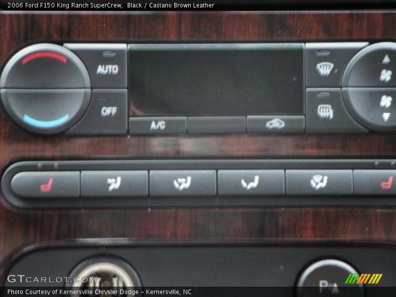 Black / Castano Brown Leather 2006 Ford F150 King Ranch SuperCrew