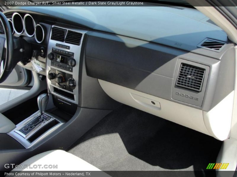 Silver Steel Metallic / Dark Slate Gray/Light Graystone 2007 Dodge Charger R/T