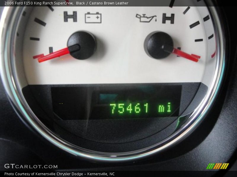 Black / Castano Brown Leather 2006 Ford F150 King Ranch SuperCrew
